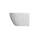 Darlo Wall-Hung Toilet With Bidet - Rimless - With Hot And Cold Water Bidet Tap - Without Seat - Compact 49 Cm - Blanc Brillant – Image 5