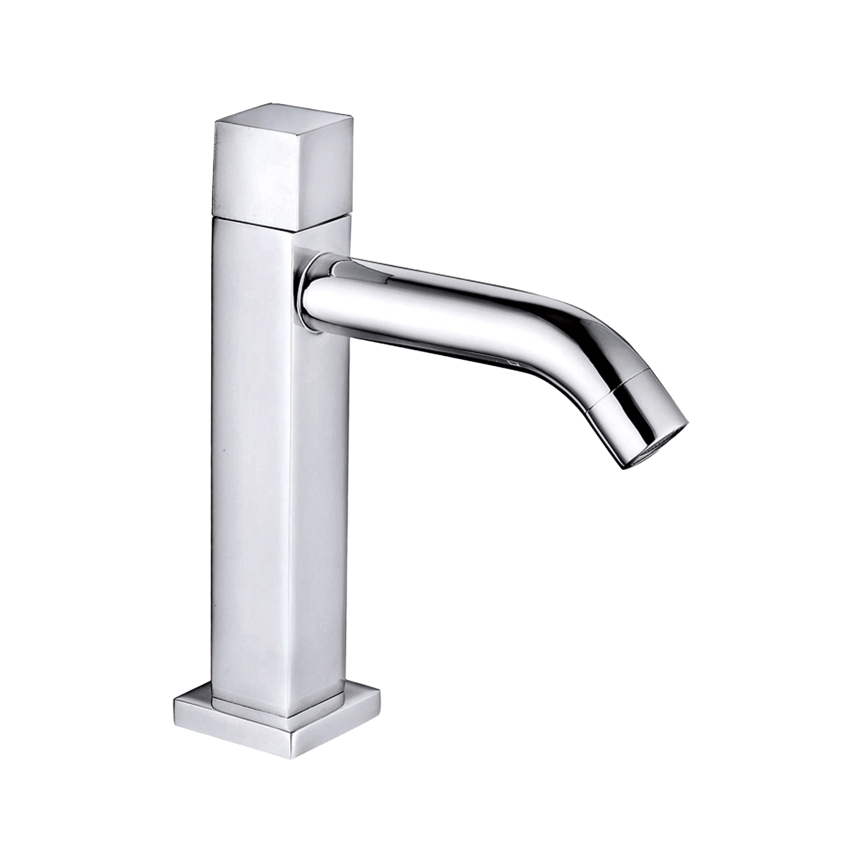 DS101803-5.jpg Aloni Robinet Eau Froide - Carré - Chrome - Afbeelding 1