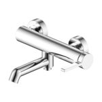 Aloni Arch Mitigeur De Bain-Douche - Bec Pivotable - Chrome