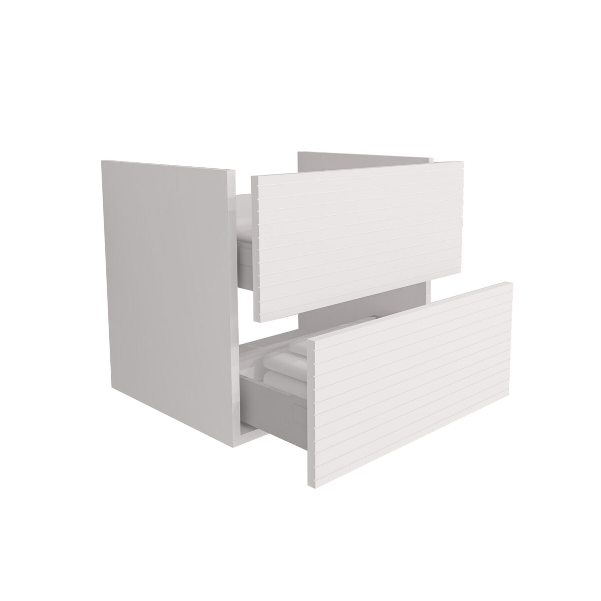 Elite Meuble Sous-Plan Avec Relief Horizontal (60cm) - Blanc Mat – Image 2