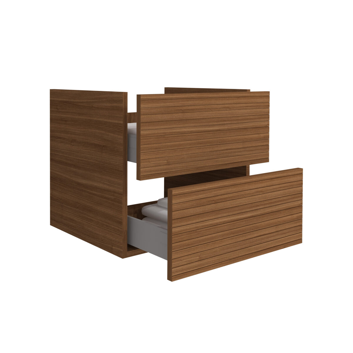 Elite Meuble Sous-Plan Avec Relief Horizontal (60cm) - Marron – Image 2