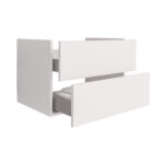 Elite Meuble Sous-Plan Avec Relief Horizontal (80cm) - Blanc Mat – Image 2