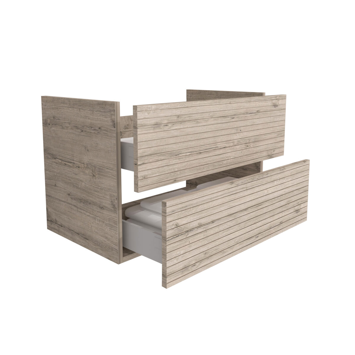 Elite Meuble Sous-Plan Avec Relief Horizontal (80cm) - Bois Clair – Image 2