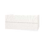 ELITE MEUBLE SOUS-PLAN AVEC RELIEF HORIZONTAL (120CM) - BLANC MAT