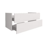 ELITE MEUBLE SOUS-PLAN AVEC RELIEF HORIZONTAL (120CM) - BLANC MAT - Image 2