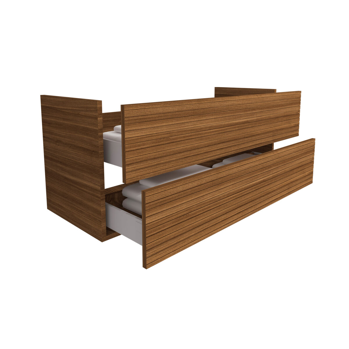 Elite Meuble Sous-Plan Avec Relief Horizontal (120cm) - Marron – Image 2