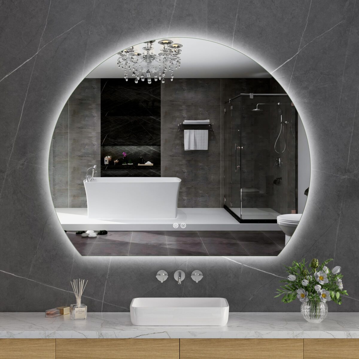 Erfu Mirror Led Anti Fog W120xh100cm - Image 3