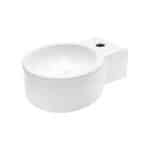 ALONI VASQUE EN CÉRAMIQUE AVEC TROU ROBINET (35X28X16CM) - BLANC - Image 2