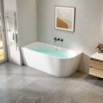 Aloni Hoekbad - Links - Met Afvoerset En Klikwaste - Acryl - 170x78x58 Cm - Glanzend Wit