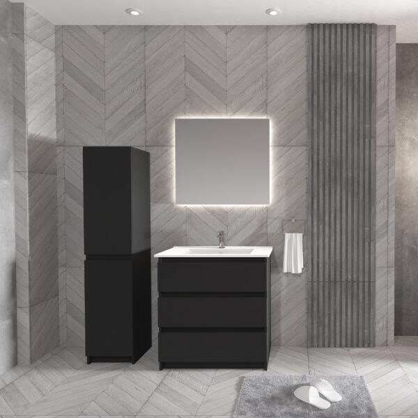 JUPITER MEUBLE SOUS-PLAN (80CM) - NOIR