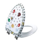 Creavit Kids Abattant Wc - Frein De Chute - Duroplast - Charnières En Inox - Blanc Brillant