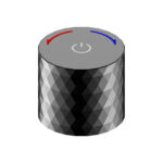 Aloni Flow Bouton-Poussoir Mitigeur Encastré - Noir Brillant