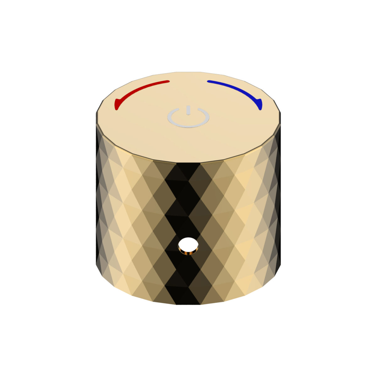 Aloni Flow Push Button Exposed Tap - Glossy Gold – Image 1