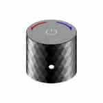 ALONI FLOW BOUTON-POUSSOIR MITIGEUR APPARENT - NOIR BRILLANT