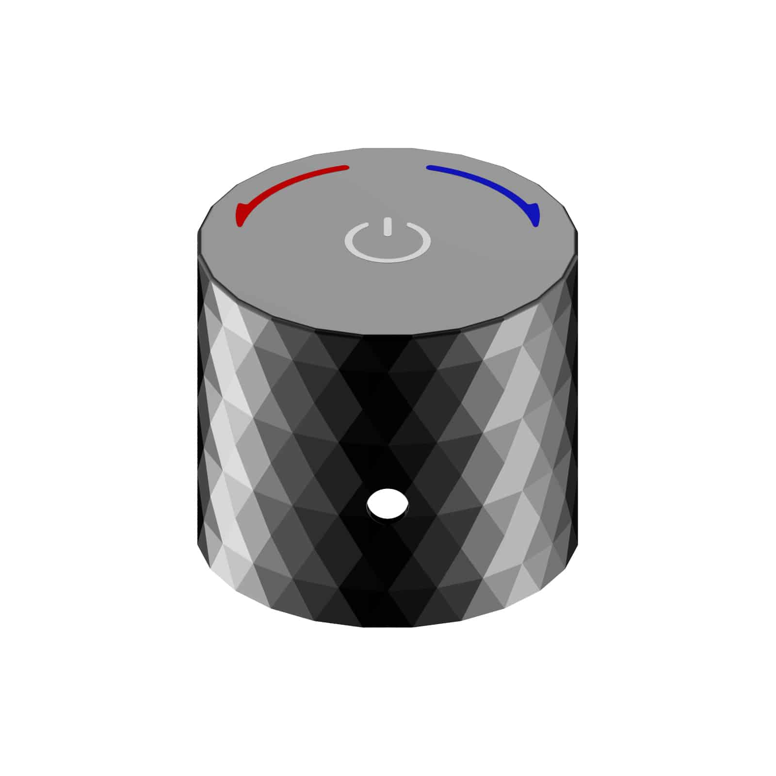 KS220006GB-7.jpg ALONI FLOW BOUTON-POUSSOIR MITIGEUR APPARENT - NOIR BRILLANT - Image 1