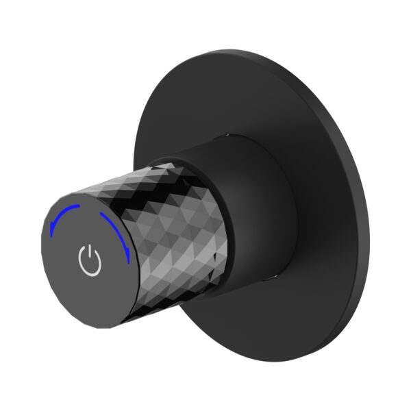 Aloni Flow Bidet Kraan - Drukknop - Koud Water - Ingebouwd - Mat Zwart