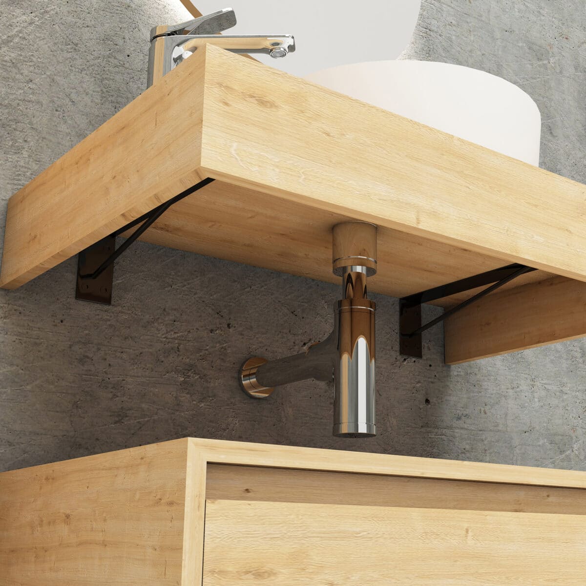 ALONI LINA MEUBLE SOUS-PLAN (80CM) - SAFIR - Image 2