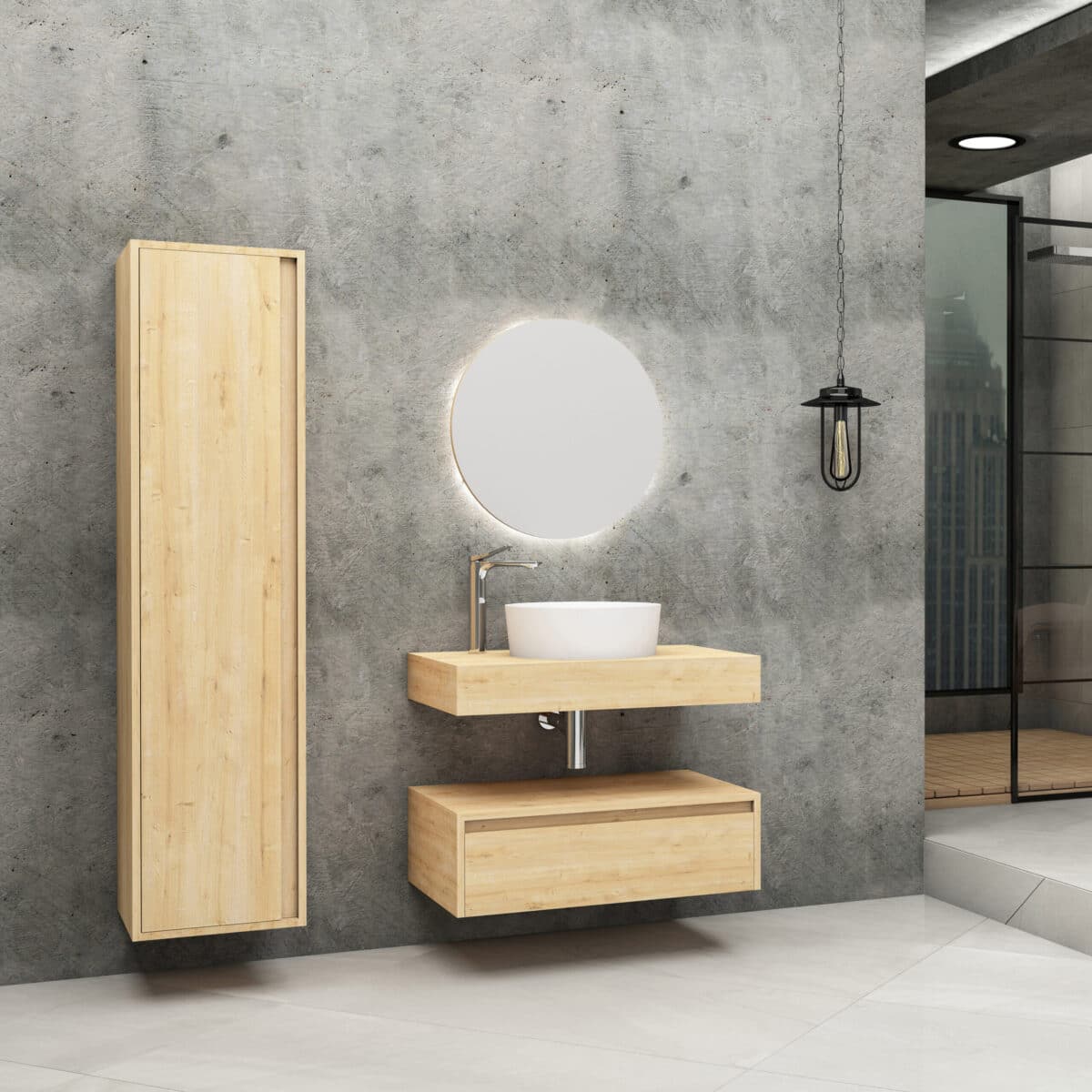 ALONI LINA MEUBLE SOUS-PLAN (80CM) - SAFIR - Image 3