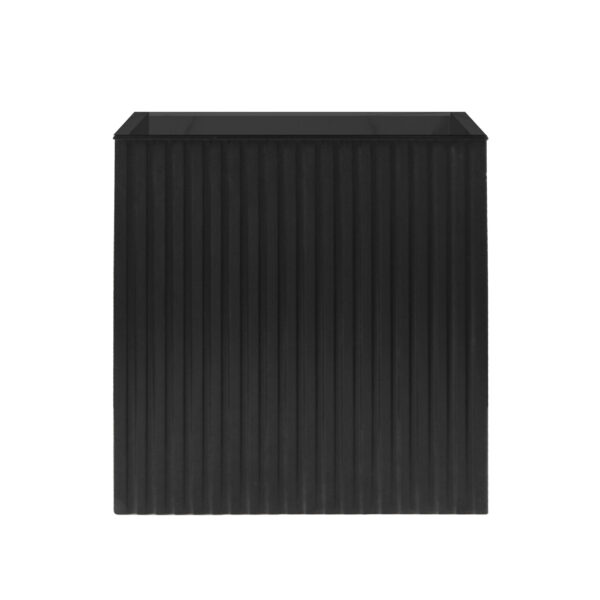 Aloni Mikaro Meuble De Toilette - 1 Porte - Droite - Avec Poignée - Soft Close - 40x50x22,3 Cm - Noir Mat