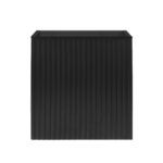 ALONI MIKARO MEUBLE DE TOILETTE - 1 PORTE - DROITE - AVEC POIGNÉE - SOFT CLOSE - 40X50X22,3 CM - NOIR MAT