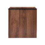 Aloni Mikaro Meuble De Toilette - 1 Porte - Droite - Avec Poignée - Soft Close - 40x50x22,3 Cm - Noyer