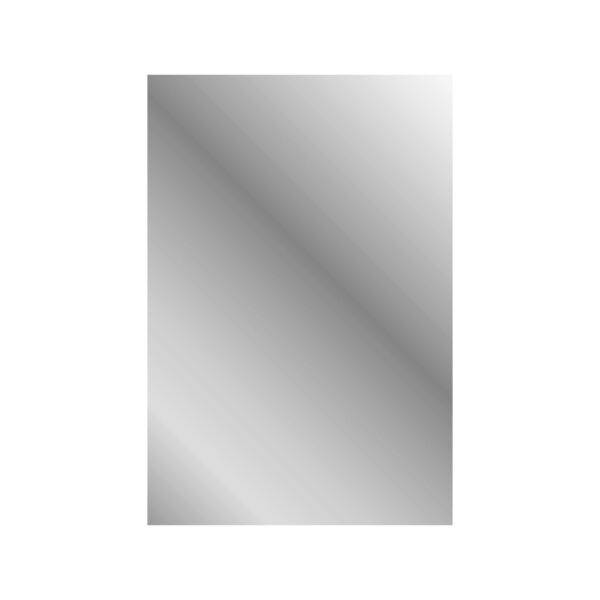 Aloni Mikaro Toiletspiegel - Met Lijst - 40x60x1,9 Cm - Zwart Eiken