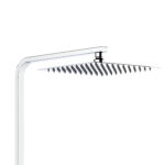 Aloni Optima Quadro Set De Douche À Jets De Pluie – Thermostatique – Montage Apparent – Belgaqua – Chrome - Afbeelding 4