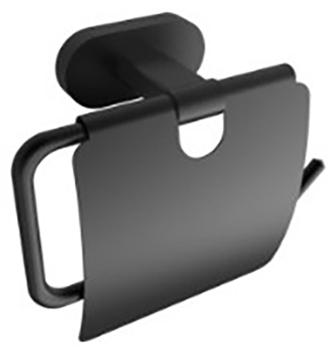 Porte-Rouleau De Papier Toilette Noir