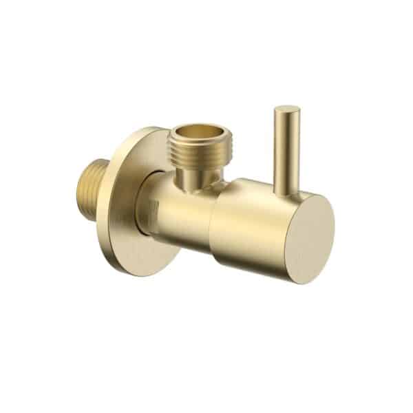 Uniforma Angle Valve – 1/2" X 3/8" – Brushed Gold (Pvd)