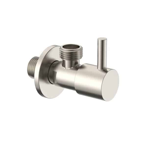 Uniforma Angle Valve – 1/2" X 3/8" – Brushed Stainless Steel