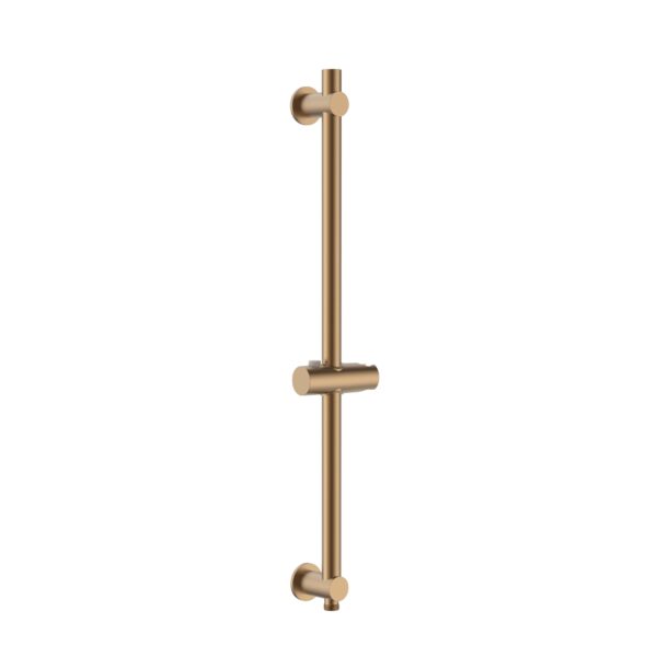 Uniforma Barre De Douche - Avec Arivée D'eau - 69 Cm - Brun Bronzé (Pvd)