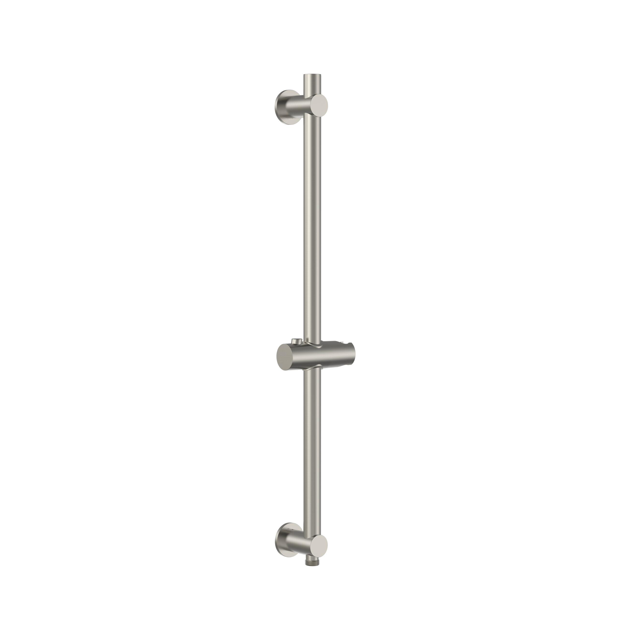 PRM3305-RVS-scaled-1.jpg Barre Coulissante De Douche Uniforma - Avec Raccordement D'eau - 69 Cm - Acier Inoxydable Brossé – Image 1