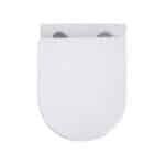 Aloni Pro Wall-Hung Toilet – Tornado Flush – Rimless – With Seat – Duroplast – Soft Close – Quick Release – Compact 49 Cm – 36x32x49 Cm – Glossy White - Afbeelding 8