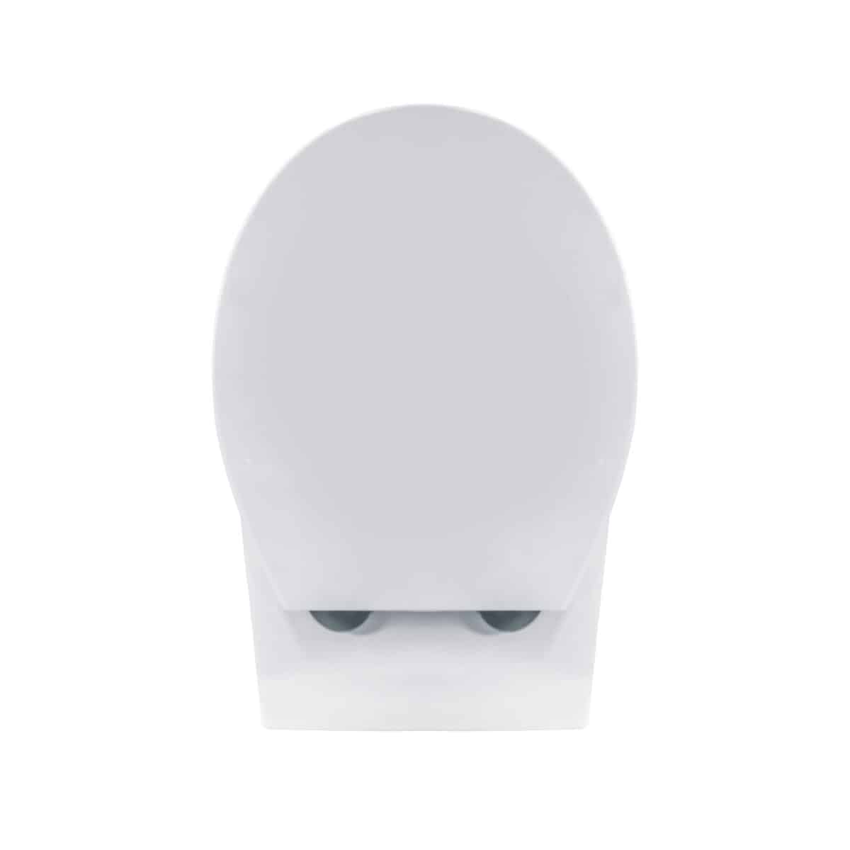 ALONI PRO WC SUSPENDU – SANS BRIDE – AVEC ABATTANT – THERMOPLAST (PP) – SOFT CLOSE – QUICK RELEASE – 35,5X41X54,5 CM - BLANC BRILLANT - Image 8