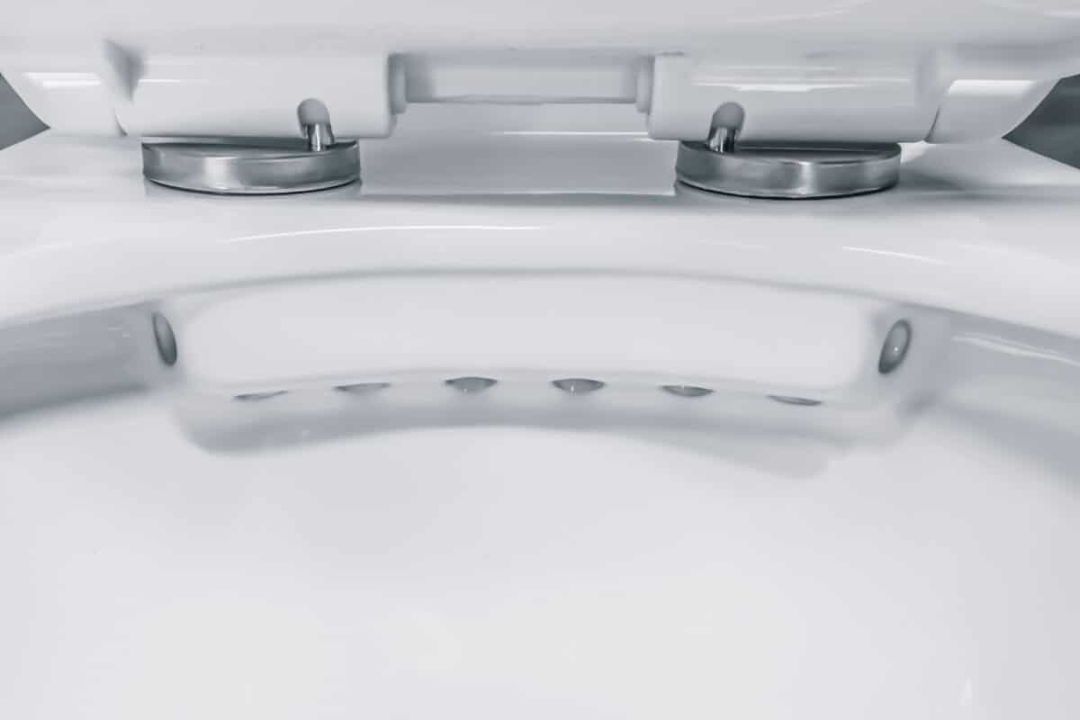 ALONI PRO WC SUSPENDU – SANS BRIDE – AVEC ABATTANT – THERMOPLAST (PP) – SOFT CLOSE – QUICK RELEASE – 35,5X41X54,5 CM - BLANC BRILLANT - Image 4