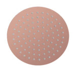 Rond Rainshower Geborsteld Koper