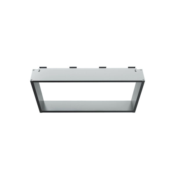 Niche De Surface Pour Paroi De Douche - 4 Crochets À Serviettes - Aluminium - 60x30x8 Cm - Aluminium Brillant