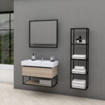 Aloni Sharp Meuble Sous-Plan (80cm) - Noisette – Image 2