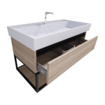 Aloni Sharp Meuble Sous-Plan (100cm) - Noisette – Image 3