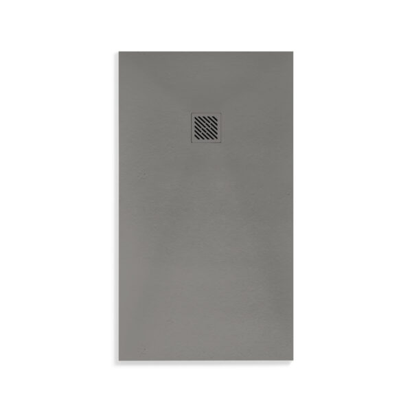 Aloni Madison Receveur De Douche - Composite - 160x90x3cm - Gris Mat