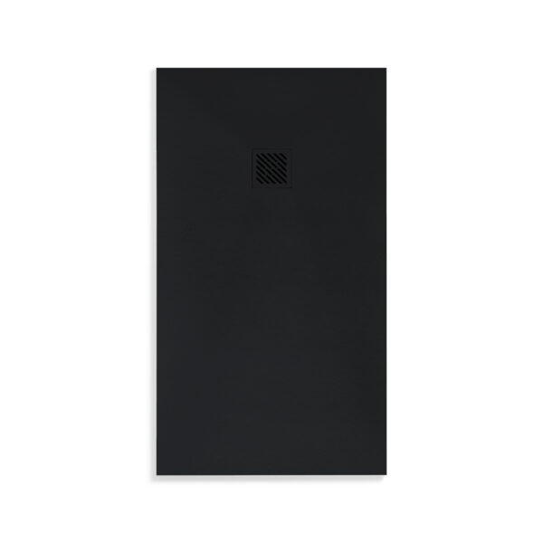 Aloni Madison Receveur De Douche - Composite - 120x80x3cm - Noir Mat