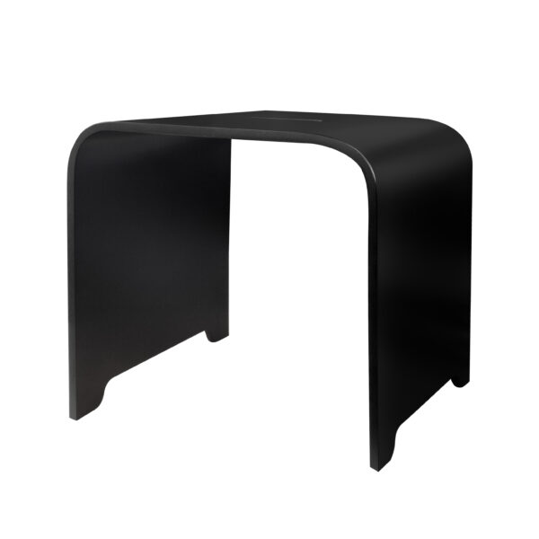 SOLIDE TABOURET (31X38X38CM) - NOIR