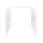 Solid Bathroom Stool (31x38x38cm) - White – Image 3