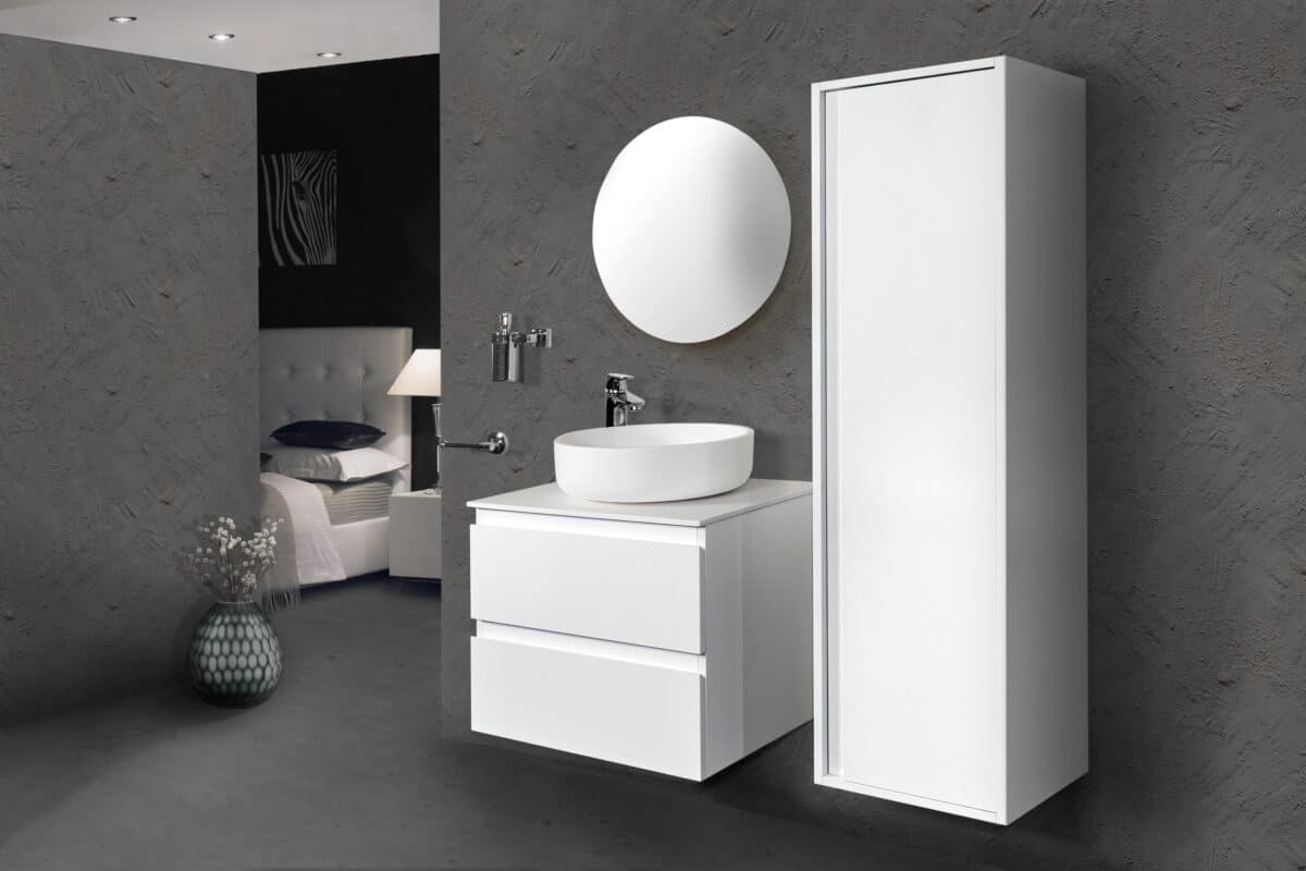 ALONI SALLY MEUBLE SOUS-PLAN (60CM) - BLANC BRILLANT - Image 4