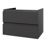 Armoire Colonne Aloni Sally (160cm) - Gris Mat – Image 4