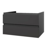 Aloni Sally Spiegelkast, 3 Deuren (100x70cm) - Kleur Aluminium - Afbeelding 8