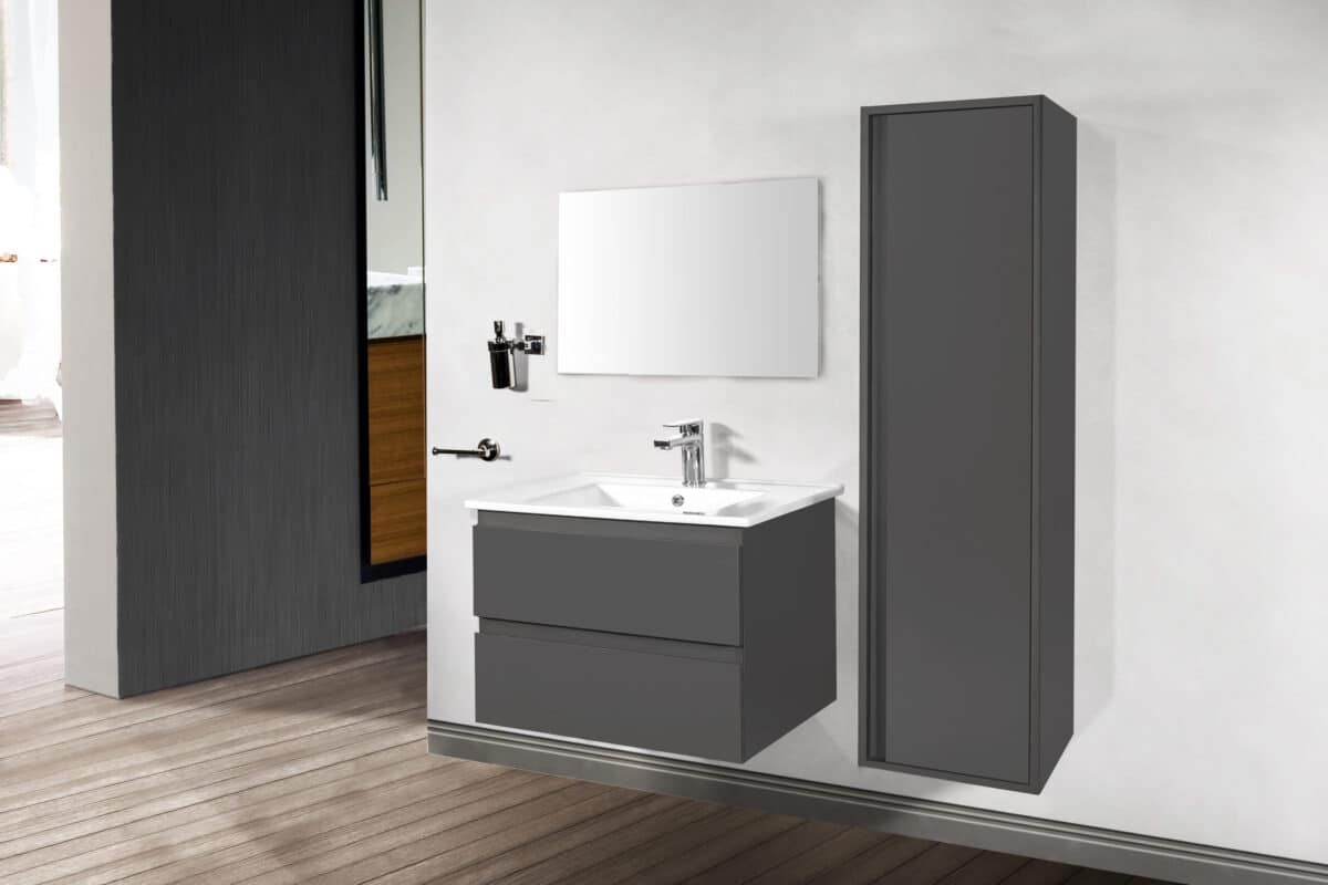 ALONI SALLY MEUBLE SOUS-PLAN (100CM) - GRIS BRILLANT - Image 5