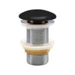 ALONI BONDE LAVABO PUSH-UP TROP PLEIN CERAMIQUE NOIR 5/4