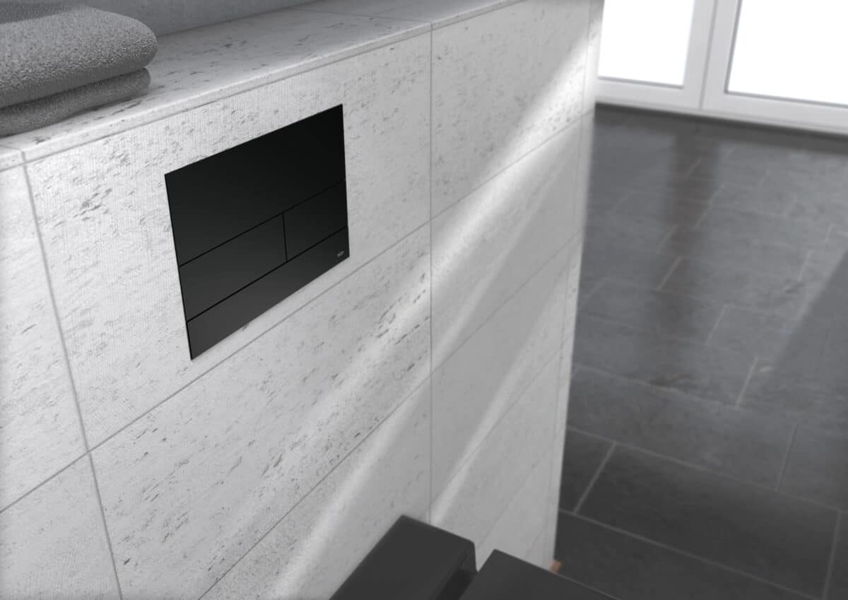 TECE SQUARE PLAQUE DE COMMANDE - NOIR MAT - Image 2