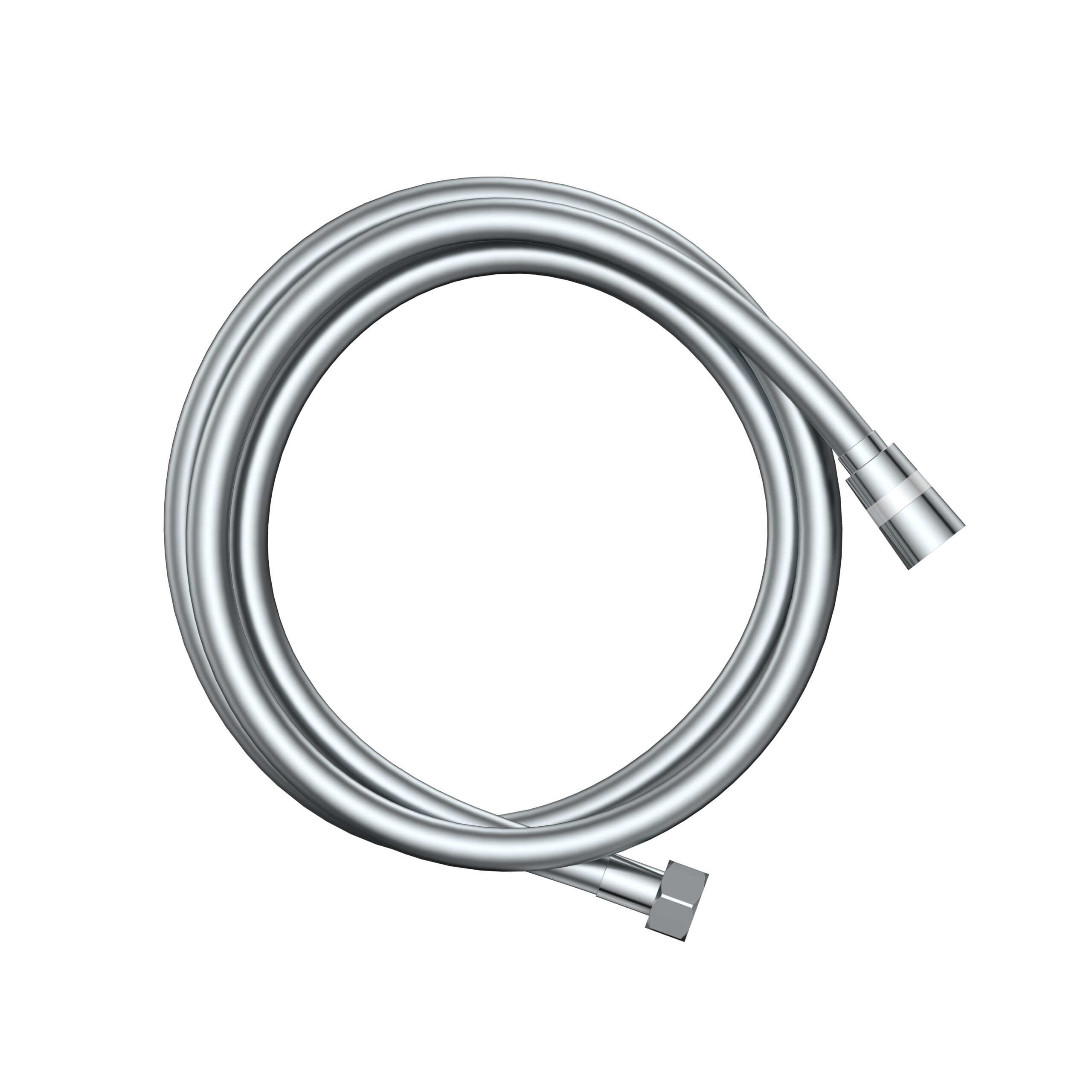 TM5420C-3.jpg Aloni Aquaflex Doucheslang - Anti Twist - Kunststof - 150 Cm - Chroom - Afbeelding 1